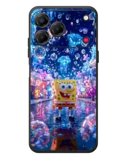 Чохол для ZTE Nubia V80 Design з картинкою «Неоновий океан»