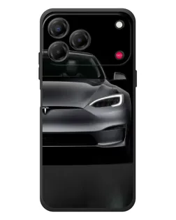 Чехол для ZTE Nubia V80 Design с картинкой «Tesla Model S Look»