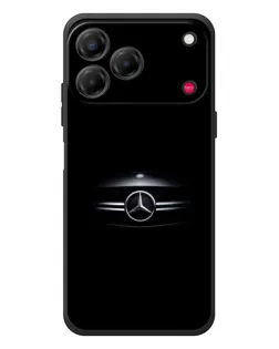 Чехол для ZTE Nubia V80 Design с картинкой «Mercedes — абстрактные линии»