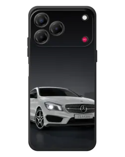 Чехол для ZTE Nubia V80 Design с картинкой «Mercedes AMG GT Silver»