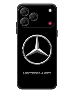 Чехол для ZTE Nubia V80 Design с картинкой «Mercedes Silver Logo»