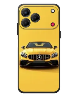 Чехол для ZTE Nubia V80 Design с картинкой «Желтый Mercedes GT»