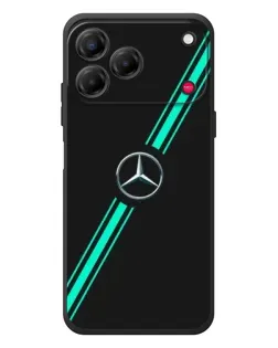 Чехол для ZTE Nubia V80 Design с картинкой «Спортивные линии Mercedes» Чехол для ZTE Nubia V80 Design с картинкой «Спортивные линии Mercedes»