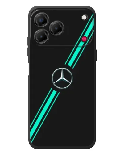 Чехол для ZTE Nubia V80 Design с картинкой «Спортивные линии Mercedes» Чехол для ZTE Nubia V80 Design с картинкой «Спортивные линии Mercedes»
