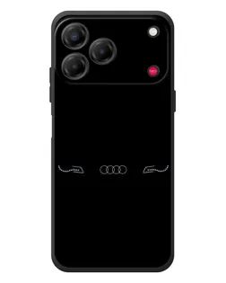 Чехол для ZTE Nubia V80 Design с картинкой «Audi — световой подпись»