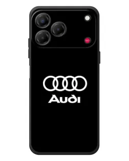 Чехол для ZTE Nubia V80 Design с картинкой «Классическое лого Audi»