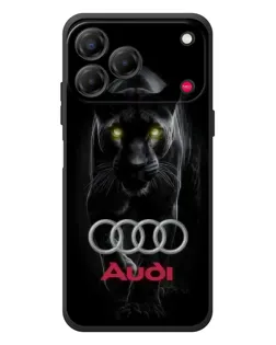 Чехол для ZTE Nubia V80 Design с картинкой «Пантера и Audi»