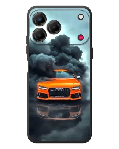 Чехол для ZTE Nubia V80 Design с картинкой «Audi в облаках дыма» Чехол для ZTE Nubia V80 Design с картинкой «Audi в облаках дыма»