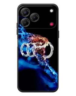 Чехол для ZTE Nubia V80 Design с картинкой «Энергия лого Audi»