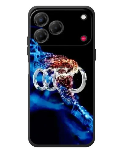Чехол для ZTE Nubia V80 Design с картинкой «Энергия лого Audi» Чехол для ZTE Nubia V80 Design с картинкой «Энергия лого Audi»