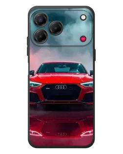 Чехол для ZTE Nubia V80 Design с картинкой «Audi RS — красный стиль»
