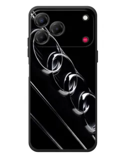 Чехол для ZTE Nubia V80 Design с картинкой «Audi — абстрактные кольца»
