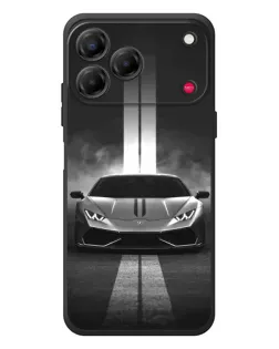 Чехол для ZTE Nubia V80 Design с картинкой «Lamborghini симметрия дорог»