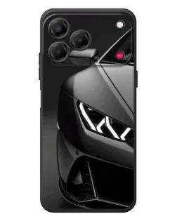 Чехол для ZTE Nubia V80 Design с картинкой «Lamborghini фары детализация»
