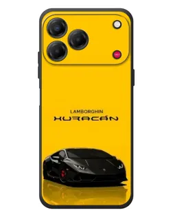 Чехол для ZTE Nubia V80 Design с картинкой «Lamborghini Huracan черный»