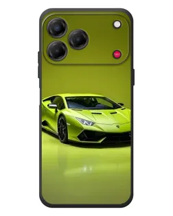 Чехол для ZTE Nubia V80 Design с картинкой «Салатовый Lamborghini Huracan»