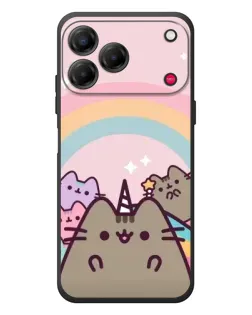 Чехол для ZTE Nubia V80 Design с картинкой «Единорог Pusheen»