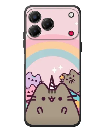 Чехол для ZTE Nubia V80 Design с картинкой «Единорог Pusheen» Чехол для ZTE Nubia V80 Design с картинкой «Единорог Pusheen»