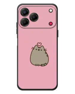 Чехол для ZTE Nubia V80 Design с картинкой «Pusheen сердце»