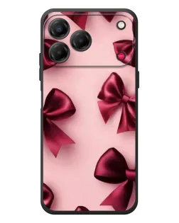 Чехол для ZTE Nubia V80 Design с картинкой «Бордовый атлас»