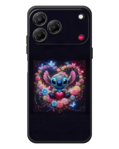 Чехол для ZTE Nubia V80 Design с картинкой «Stitch в цветах» Чехол для ZTE Nubia V80 Design с картинкой «Stitch в цветах»
