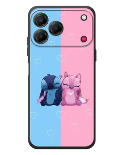 Чохол для ZTE Nubia V80 Design з картинкою «Stitch та Angel Love»