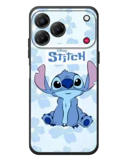 Чохол для ZTE Nubia V80 Design з картинкою «Stitch серед квітів»