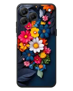 Чехол для ZTE Nubia V80 Design с картинкой «Цветочная феерия»