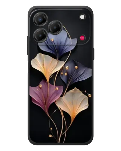 Чехол для ZTE Nubia V80 Design с картинкой «Лиловые цветы грации»