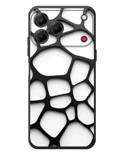 Чехол для ZTE Nubia V80 Design с картинкой «Белая объемная сетка» Чехол для ZTE Nubia V80 Design с картинкой «Белая объемная сетка»