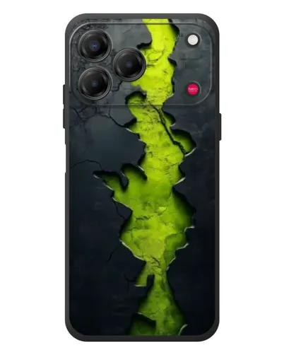 Чехол для ZTE Nubia V80 Design с картинкой «Салатовый разлом скалы» Чехол для ZTE Nubia V80 Design с картинкой «Салатовый разлом скалы»