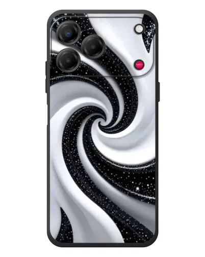 Чехол для ZTE Nubia V80 Design с картинкой «Черно-белая спираль» Чехол для ZTE Nubia V80 Design с картинкой «Черно-белая спираль»