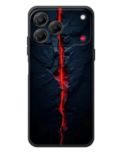 Чехол для ZTE Nubia V80 Design с картинкой «Kрасная лавовая трещина» Чехол для ZTE Nubia V80 Design с картинкой «Kрасная лавовая трещина»