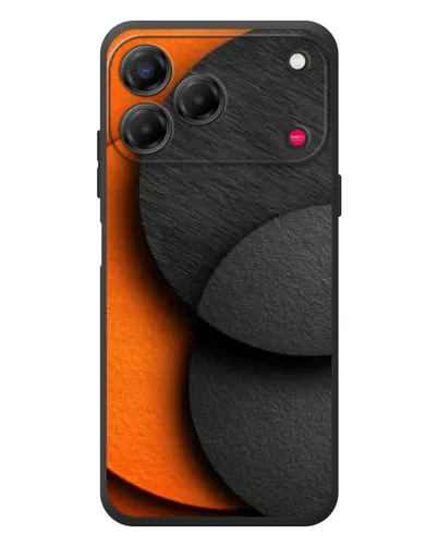 Чехол для ZTE Nubia V80 Design с картинкой «Геометрия оранжевых кругов» Чехол для ZTE Nubia V80 Design с картинкой «Геометрия оранжевых кругов»