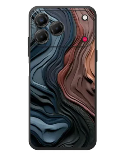 Чехол для ZTE Nubia V80 Design с картинкой «Цветные волны каньона» Чехол для ZTE Nubia V80 Design с картинкой «Цветные волны каньона»