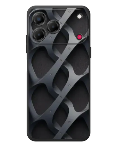 Чехол для ZTE Nubia V80 Design с картинкой «Объемное серое плетение» Чехол для ZTE Nubia V80 Design с картинкой «Объемное серое плетение»