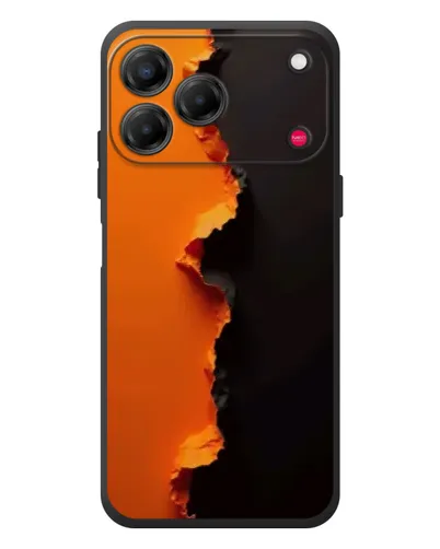 Чехол для ZTE Nubia V80 Design с картинкой «Оранжевый разлом» Чехол для ZTE Nubia V80 Design с картинкой «Оранжевый разлом»