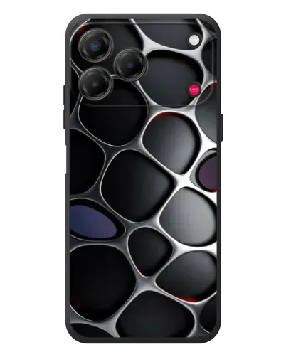 Чехол для ZTE Nubia V80 Design с картинкой «Объемная темная решетка» Чехол для ZTE Nubia V80 Design с картинкой «Объемная темная решетка»
