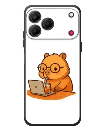 Чехол для ZTE Nubia V80 Design с картинкой «Капибара с ноутбуком» Чехол для ZTE Nubia V80 Design с картинкой «Капибара с ноутбуком»