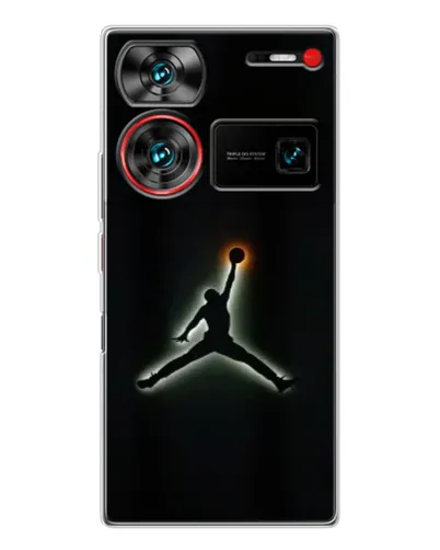 Чехол для ZTE Nubia Z60 Ultra с картинкой «Jordan Gradient Logo» Чехол для ZTE Nubia Z60 Ultra с картинкой «Jordan Gradient Logo»