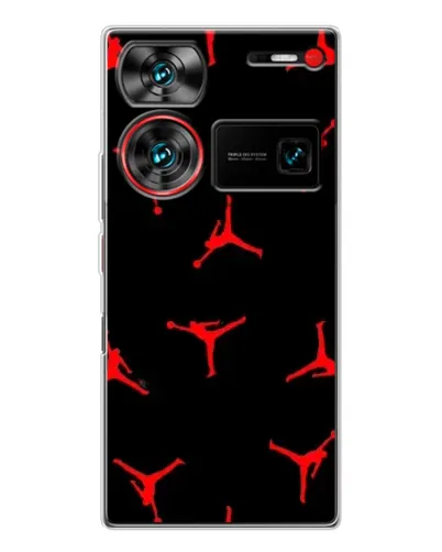 Чехол для ZTE Nubia Z60 Ultra с картинкой «Jordan Red Pattern» Чехол для ZTE Nubia Z60 Ultra с картинкой «Jordan Red Pattern»