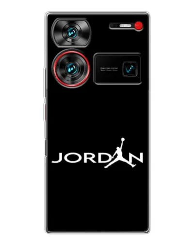 Чехол для ZTE Nubia Z60 Ultra с картинкой «Jordan White Logo» Чехол для ZTE Nubia Z60 Ultra с картинкой «Jordan White Logo»