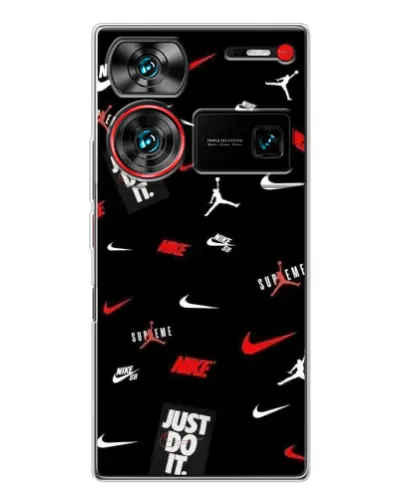 Чехол для ZTE Nubia Z60 Ultra с картинкой «Nike Mix Pattern» Чехол для ZTE Nubia Z60 Ultra с картинкой «Nike Mix Pattern»