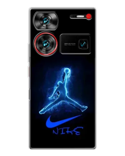 Чехол для ZTE Nubia Z60 Ultra с картинкой «Jordan Neon Blue» Чехол для ZTE Nubia Z60 Ultra с картинкой «Jordan Neon Blue»