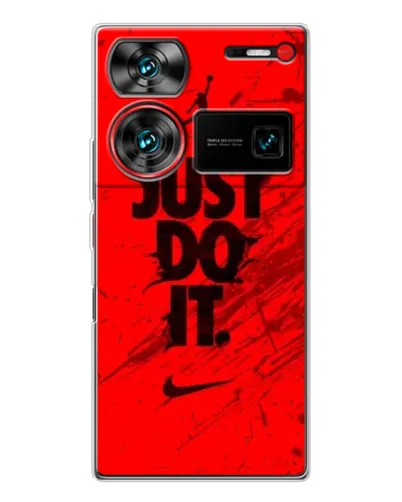 Чехол для ZTE Nubia Z60 Ultra с картинкой «Nike Just Do It» Чехол для ZTE Nubia Z60 Ultra с картинкой «Nike Just Do It»