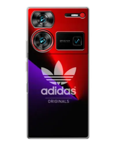 Чехол для ZTE Nubia Z60 Ultra с картинкой «Adidas Red Neon» Чехол для ZTE Nubia Z60 Ultra с картинкой «Adidas Red Neon»