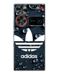 Чехол для ZTE Nubia Z60 Ultra с картинкой «Adidas Trefoil Blue» Чехол для ZTE Nubia Z60 Ultra с картинкой «Adidas Trefoil Blue»