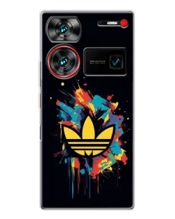 Чехол для ZTE Nubia Z60 Ultra с картинкой «Adidas Splash» Чехол для ZTE Nubia Z60 Ultra с картинкой «Adidas Splash»