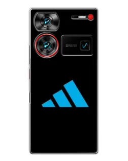 Чехол для ZTE Nubia Z60 Ultra с картинкой «Adidas Cyan Logo» Чехол для ZTE Nubia Z60 Ultra с картинкой «Adidas Cyan Logo»