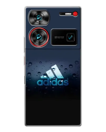 Чехол для ZTE Nubia Z60 Ultra с картинкой «Adidas Water Drops» Чехол для ZTE Nubia Z60 Ultra с картинкой «Adidas Water Drops»